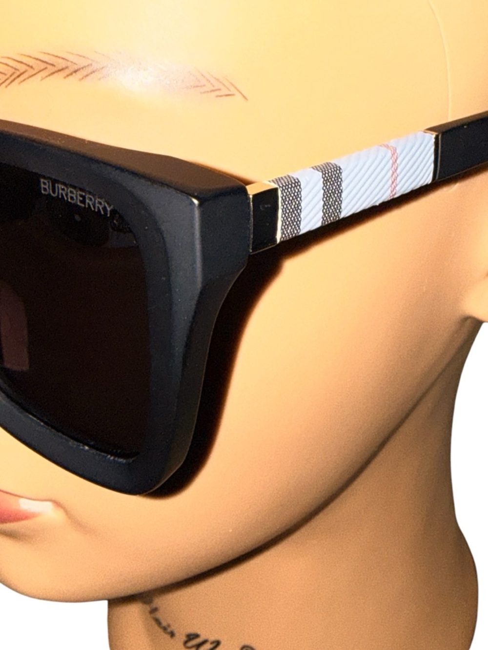 Burberry Black Eyewear with Subtle Logo